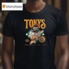 Tennessee Volunrs Tony S Home Of Big Boy Baseball Mascot Ar T Shirt