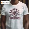 Texas Am Aggies Ncaa Volleyball National Champions T Shirt