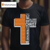 Texas Longhorns I Can Do All Things Through Christ Who Strengthens Me Cross T Shirt