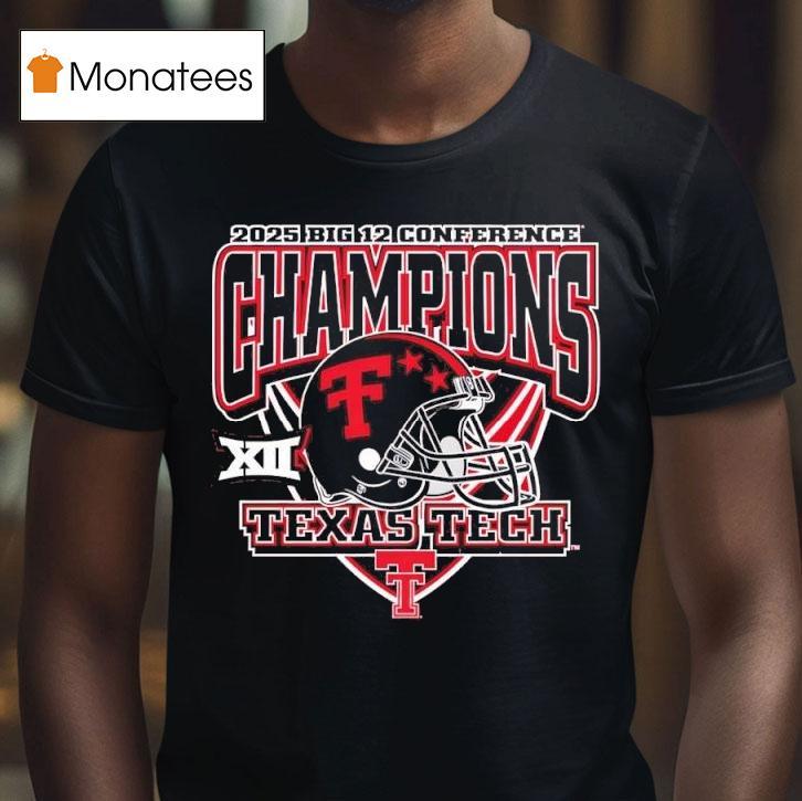 Texas Tech Big Football Conference Champions Xii Logo T Shirt Texas Tech Big Football Conference Champions Xii Logo T Shirt