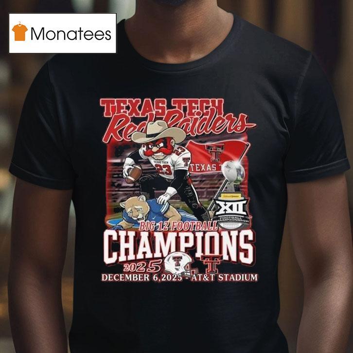 Texas Tech Raiders Big Conference Champions Victory Masco T Shirt Texas Tech Raiders Big Conference Champions Victory Masco T Shirt