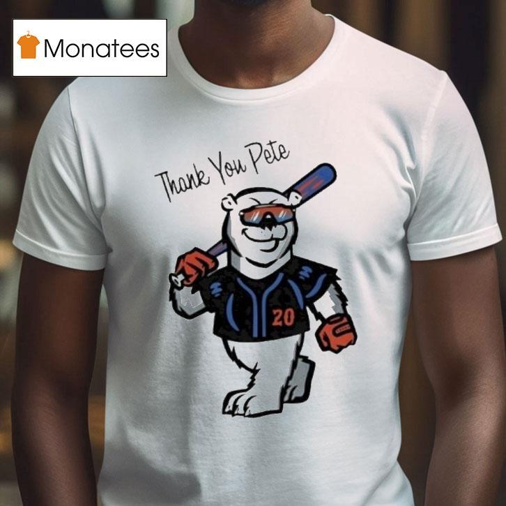 Thank You Pete Alonso Polar Bear New York Mets T Shirt Thank You Pete Alonso Polar Bear New York Mets T Shirt