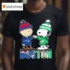 The Boston Fist Bump Charlie Brown New England Patriots And Snoopy Boston Celtics T Shirt