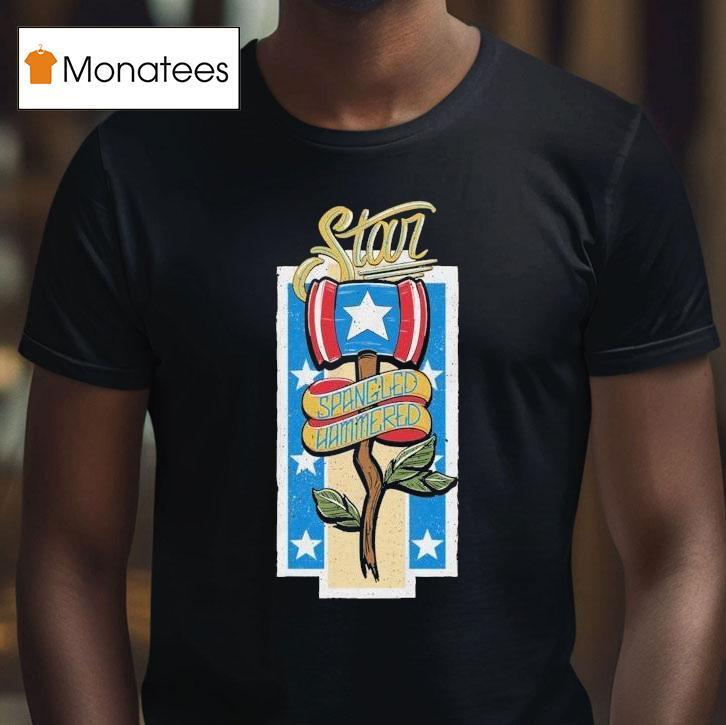 The Fat Electrician Star Spangled Hammered T Shirt The Fat Electrician Star Spangled Hammered T Shirt