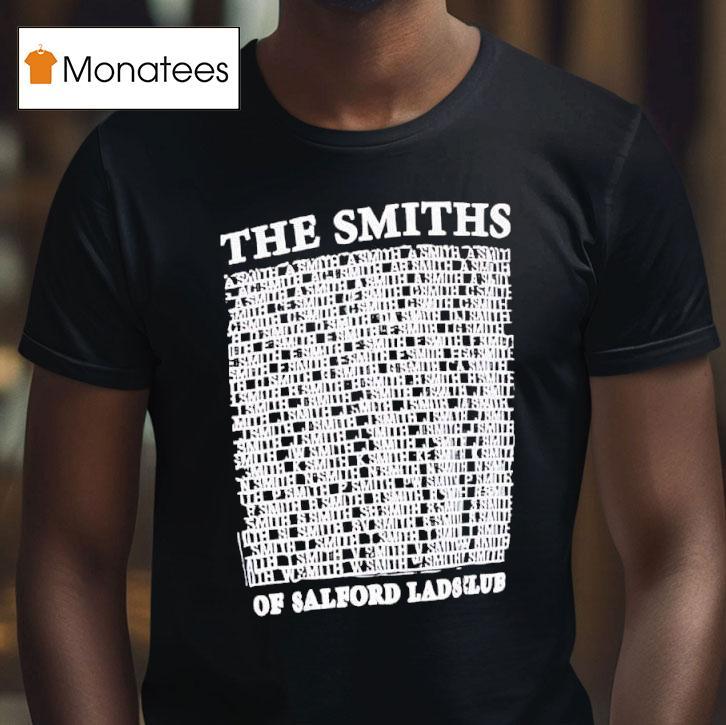 The Smiths Salford Lads Club Band T Shirt The Smiths Salford Lads Club Band T Shirt