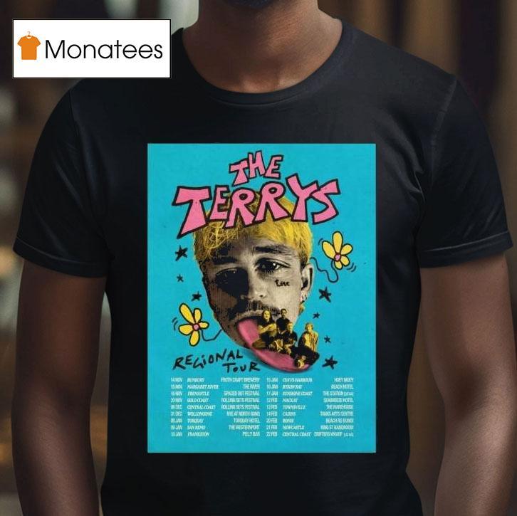The Terrys Regional Tour T Shirt The Terrys Regional Tour T Shirt