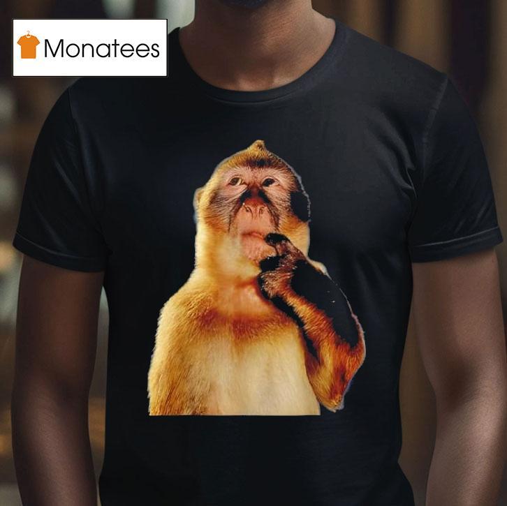 Thinking Monkey Funny Meme Cute T Shirt Thinking Monkey Funny Meme Cute T Shirt
