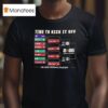 Time To Kick It Of College Football Playoff T Shirt