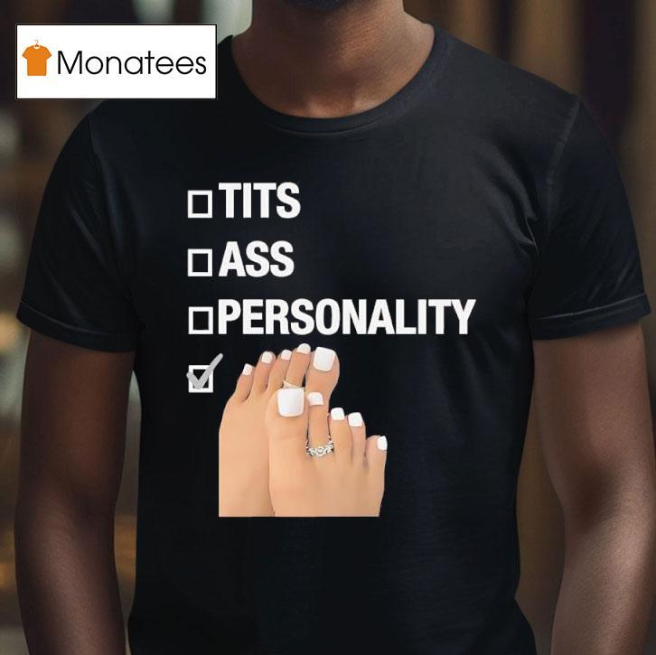 Tits Ass Personality Toes Checklist Leg Graphic T Shirt Tits Ass Personality Toes Checklist Leg Graphic T Shirt
