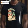 Totoro A Christmas Bus Stop Scene With Our Favorite Forest Spiri T Shirt
