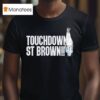 Touchdown St Brown T Shirt