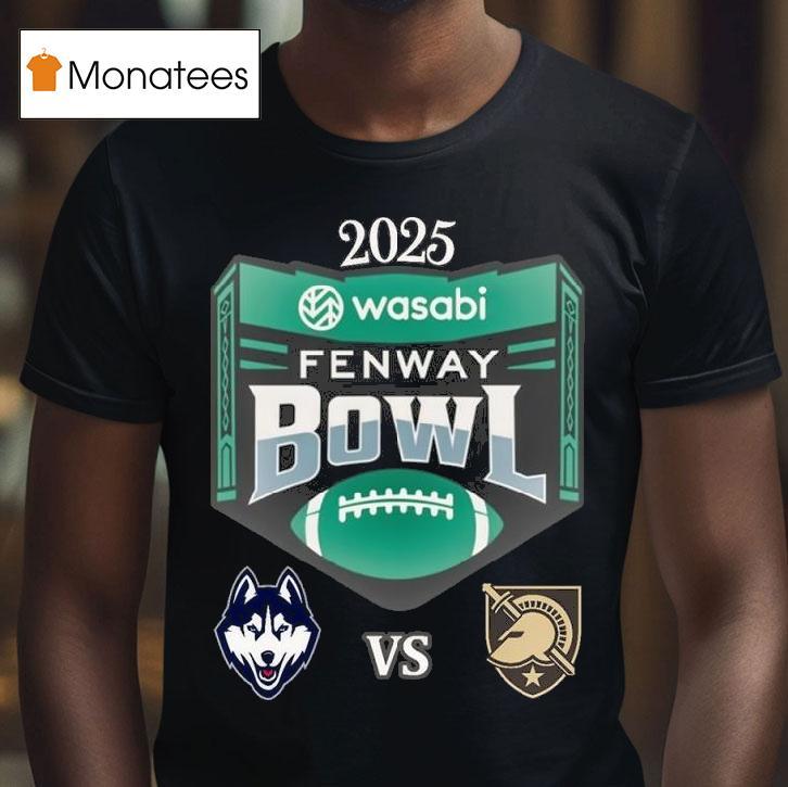 Uconn Huskies Vs Army Black Knights Football Wasabi Fenway Bowl T Shirt Uconn Huskies Vs Army Black Knights Football Wasabi Fenway Bowl T Shirt