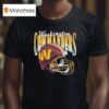 Washington Commanders Gradient Helme T Shirt