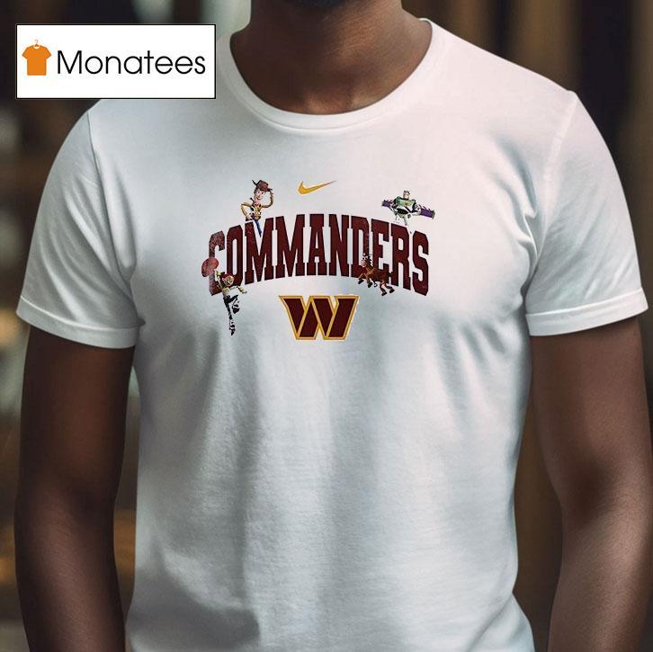 Washington Commanders X Toy Story Meets Football T Shirt Washington Commanders X Toy Story Meets Football T Shirt