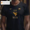 West Virginia Dark Mode Map T Shirt