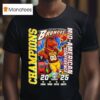 Western Michigan Broncos Mid American Conference Champions Mascot Years T Shirt