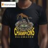 Western Michigan Broncos Kalamazoo Conference Champions Effort Attitude Toughness T Shirt