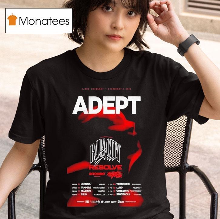 Adept Fall Tour Dates T Shirt