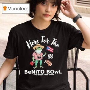 Bad Bunny Here For The Benito Bowl Halftime Show Frog T Shirt