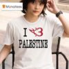Boume Sama Wearing I A Palestine Alabama Crimson Tide T Shirt