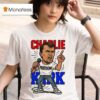 Charlie Kirk Freedom Caricature T Shirt