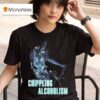 Crippling Alcoholism Bike Girl T Shirt