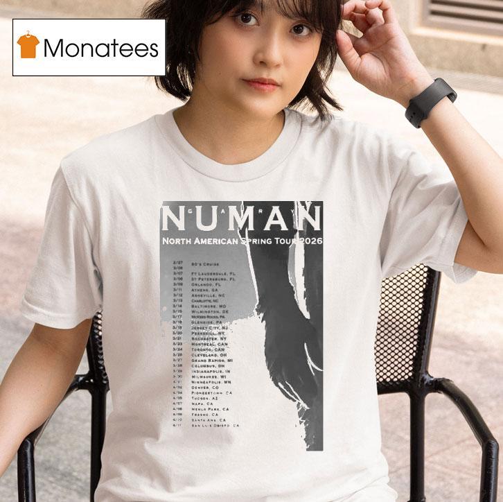 Gary Numan North American Spring Tour T Shirt