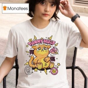 Hazbin Hotel Tummy Hurt Cas T Shirt