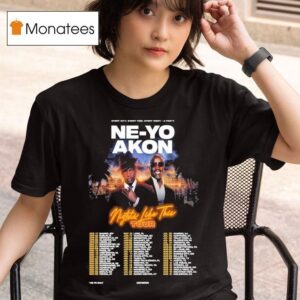 Ne Yo Akon Nights Like This Tour Dates T Shirt