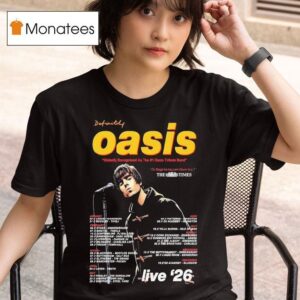 Oasis Globally Recognised As The The Times Live T Shirt