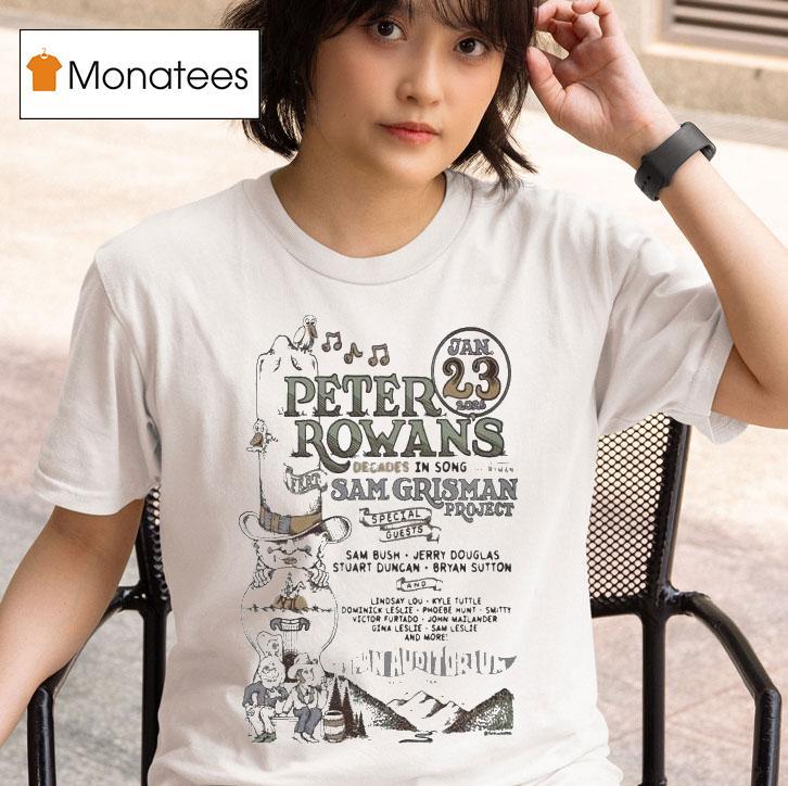 Peter Rowan Jan Ryman Auditorium T Shirt