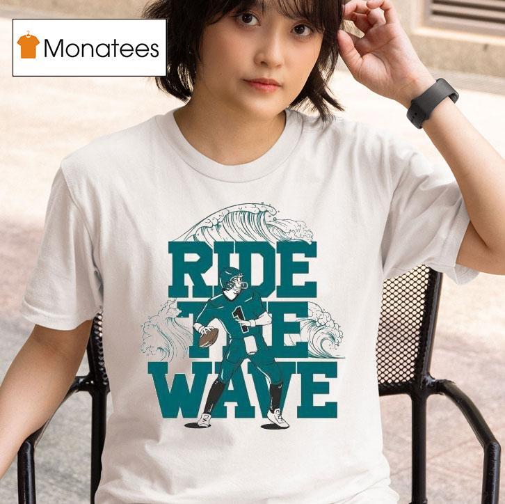 Ride The Wave Football T Shirt