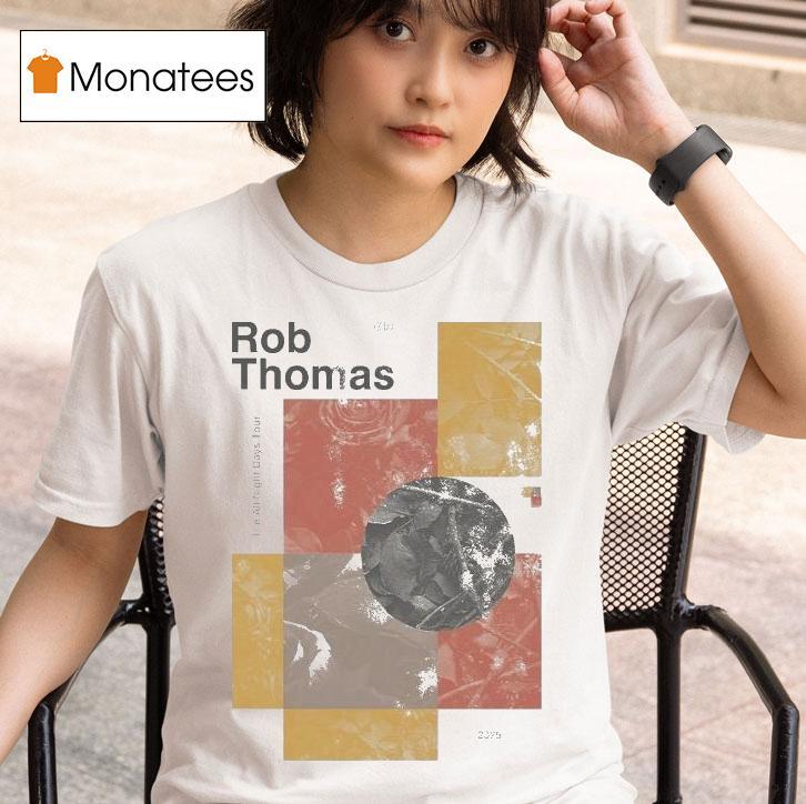 Rob Thomas The All Night Days Tour Fall Shapes T Shirt