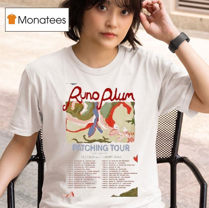 Runo Plum Patching Tour S T Shirt