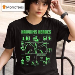 Stranger Things Hawkins Heroes All Main Characters T Shirt
