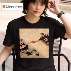 The Creation Tom Brady And Drake Maye New England Patriots Qb T Shirt