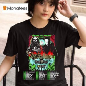 The Hu Freaks On Parade Rob Zombie And Marilyn Manson Tour T Shirt