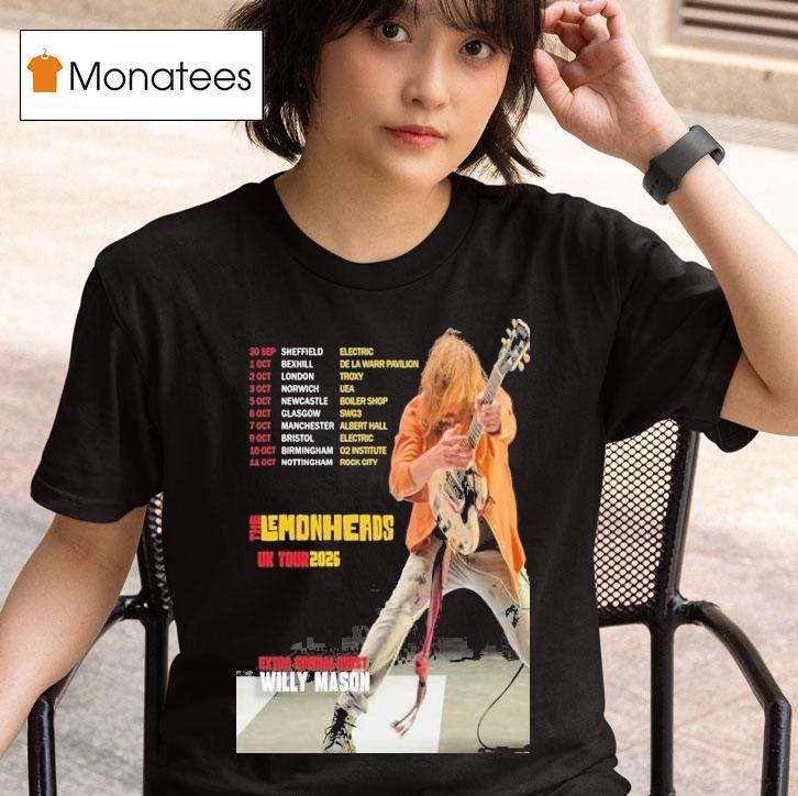 The Lemonheads Willy Mason Uk Tour Dates T Shirt