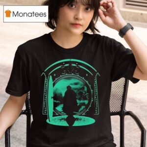 The Lord Of The Rings Hobbit Door Silhouette T Shirt