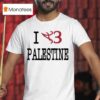 Boume Sama Wearing I A Palestine Alabama Crimson Tide T Shirt