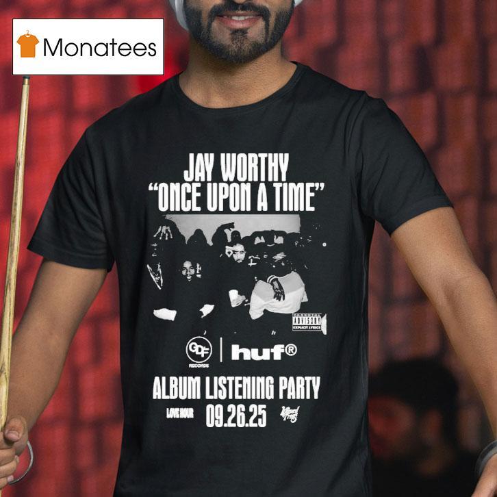 Jay Worthy Once Upon A Time Album T Shirt Jay Worthy Once Upon A Time Album T Shirt