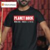 Planet Rock Where Rock Lives Logo T Shirt