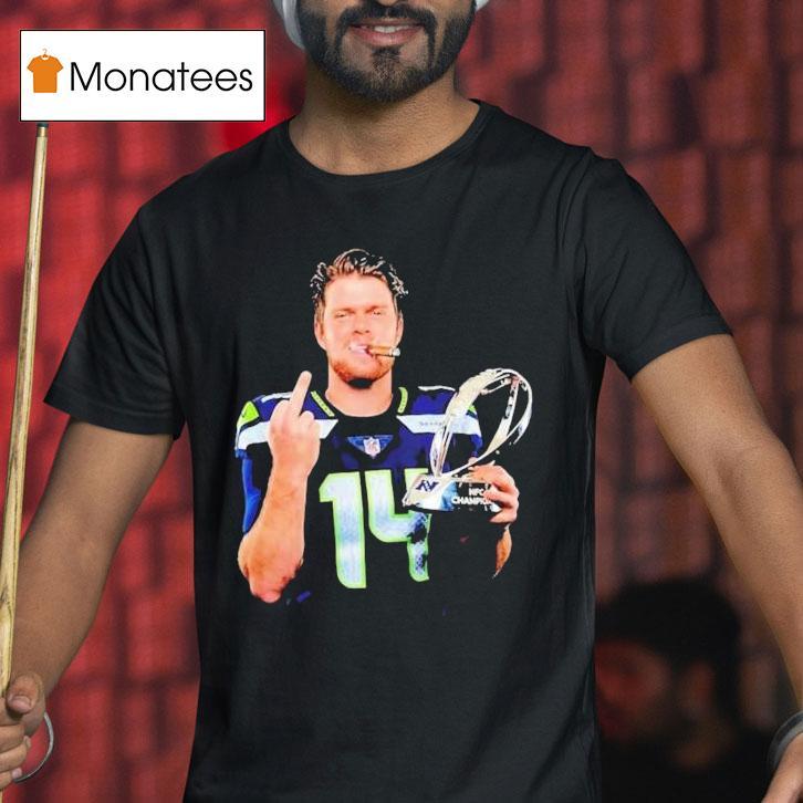Sam Darnold Seattle Seahawks Champions Middle Finger Cigarettes S T Shirt Sam Darnold Seattle Seahawks Champions Middle Finger Cigarettes S T Shirt