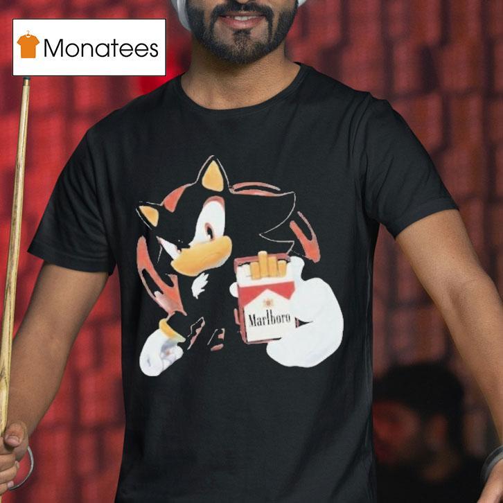 Shadow The Hedgehog Marlboro Red T Shirt Shadow The Hedgehog Marlboro Red T Shirt