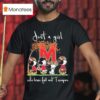 Snoopy The Peanuts Just A Girl Who Loves Fall And Maryland Terrapins T Shirt