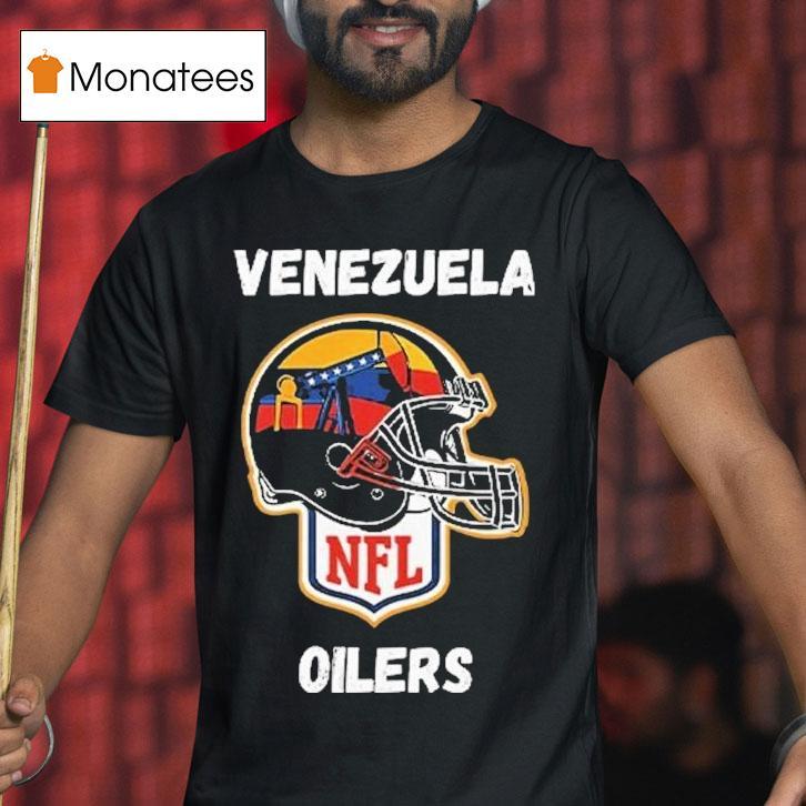 Venezuela Oilers Helmet Nfl T Shirt Venezuela Oilers Helmet Nfl T Shirt