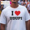 I Love Udupi T Shirt