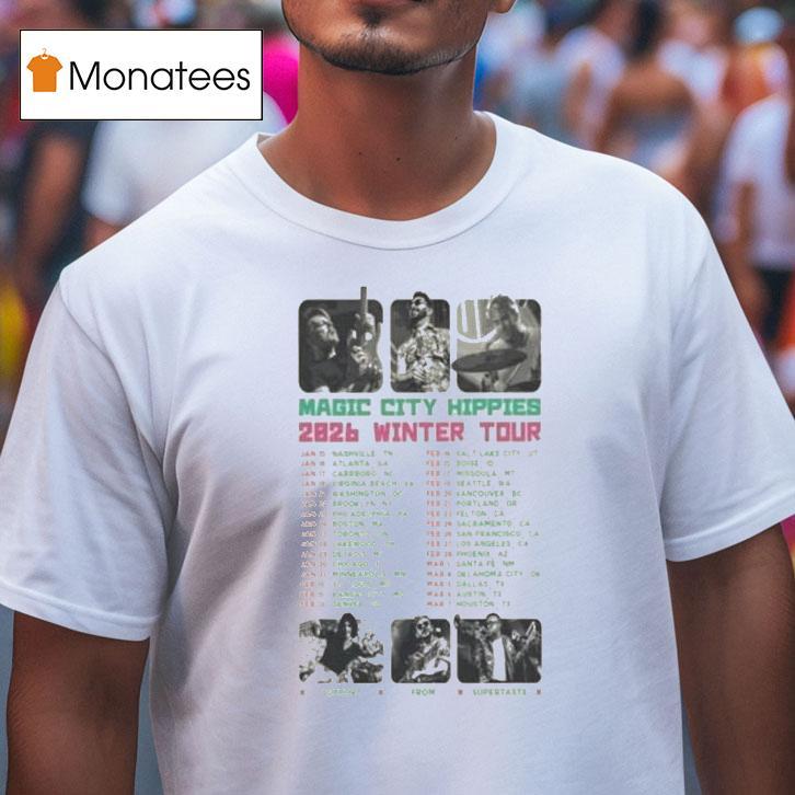 Magic City Hippies Winter Tour T Shirt Magic City Hippies Winter Tour T Shirt