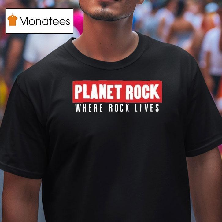 Planet Rock Where Rock Lives Logo T Shirt Planet Rock Where Rock Lives Logo T Shirt