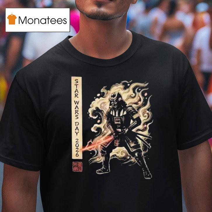 Star Wars Day May Darth Vader Samurai Japanese Ukiyo E T Shirt Star Wars Day May Darth Vader Samurai Japanese Ukiyo E T Shirt